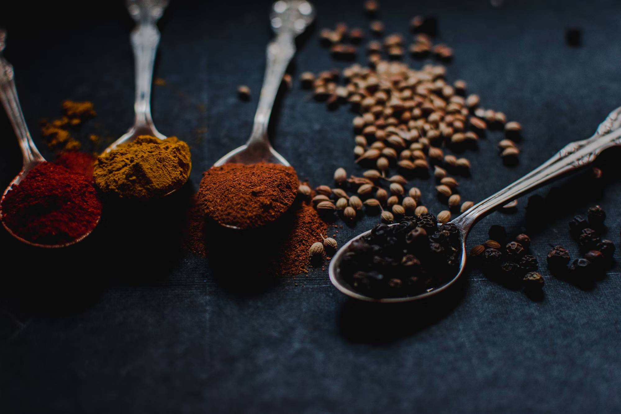 Whole spices and ingredients